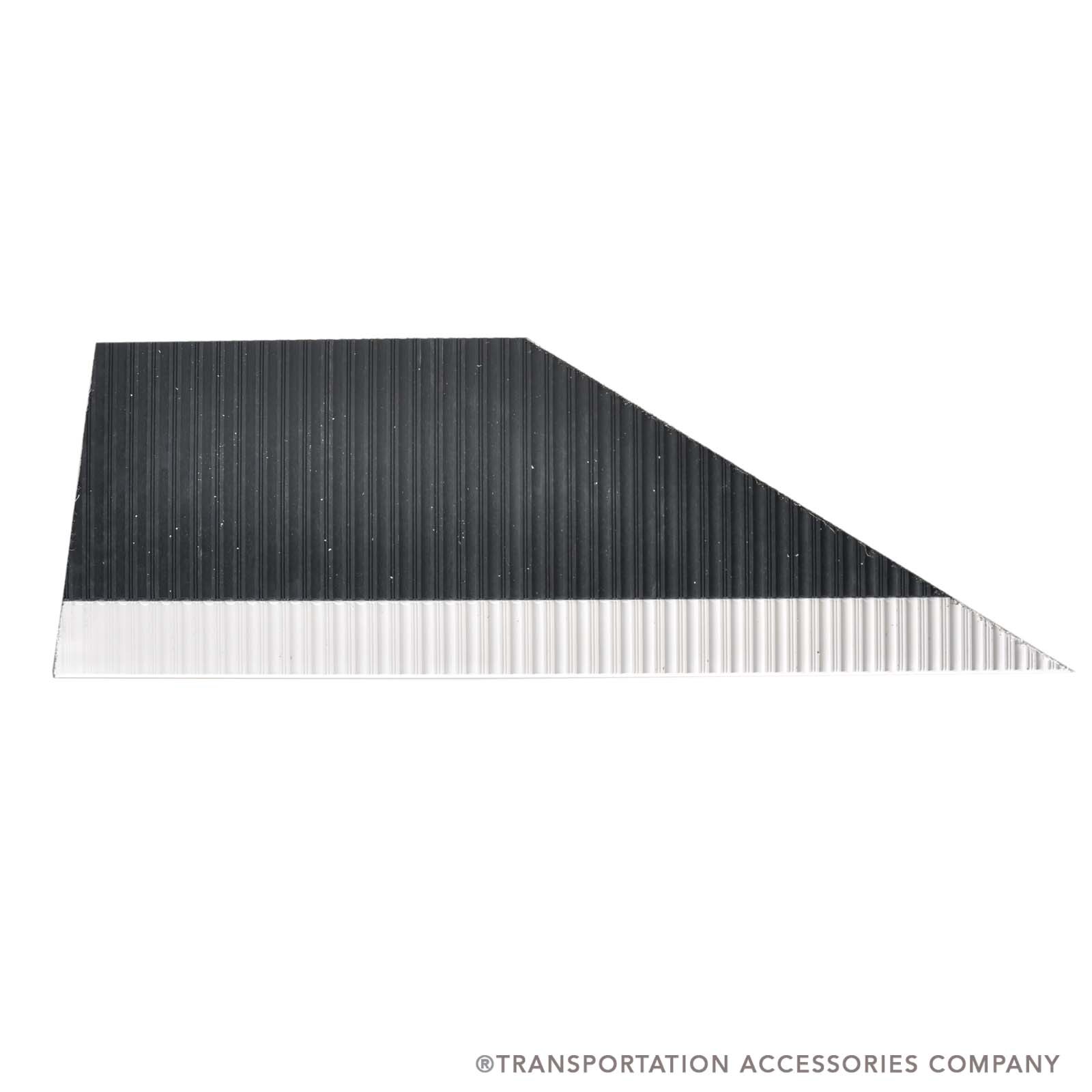 STNT-003: Black Ribbed Step Tread W/Poly Backing for NTT-003