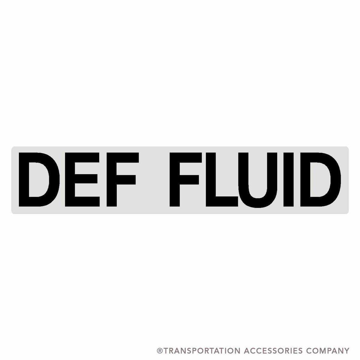 TS-25 DEF FLUID DECAL