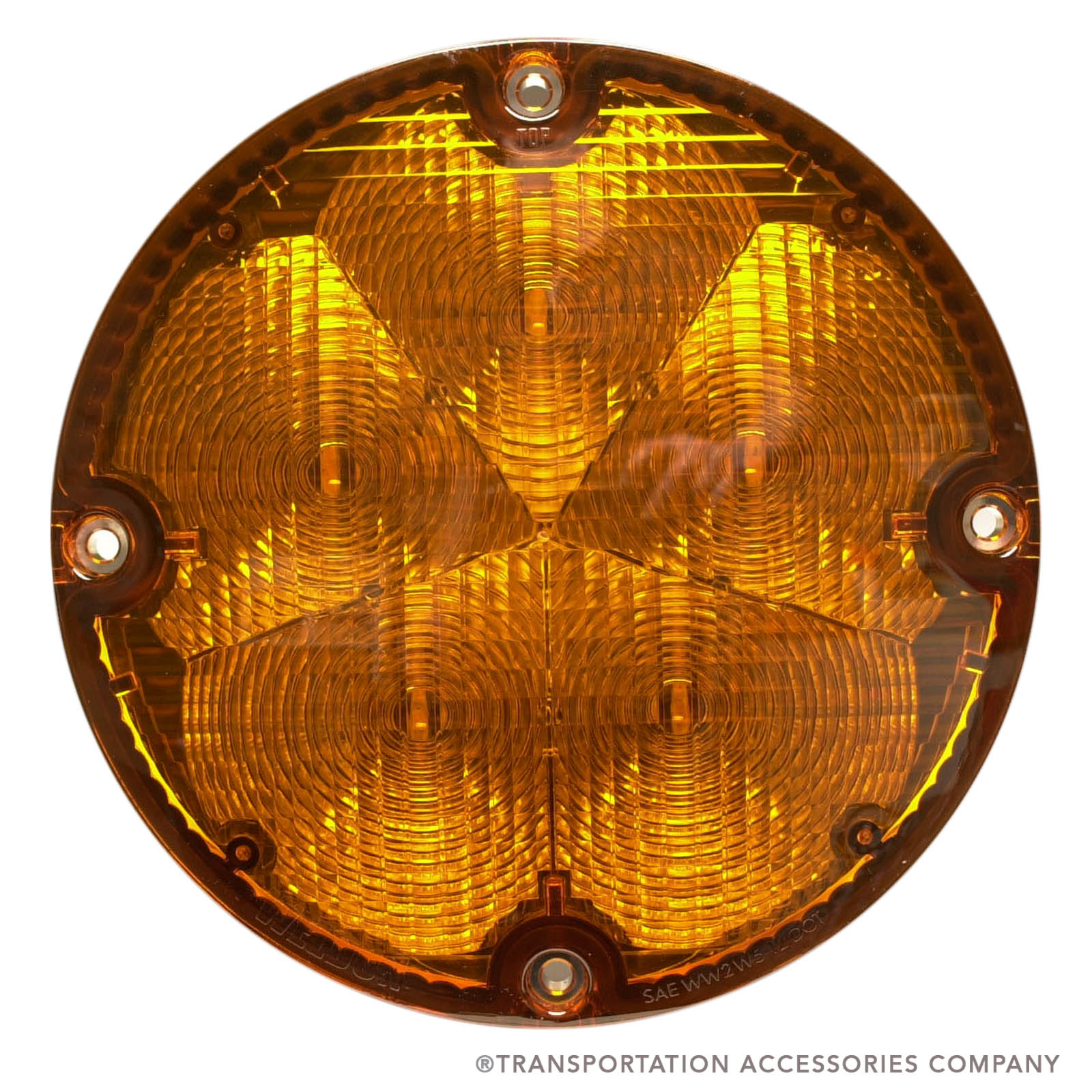 W1020-5000A Weldon 7" Amber LED Warning Lamp