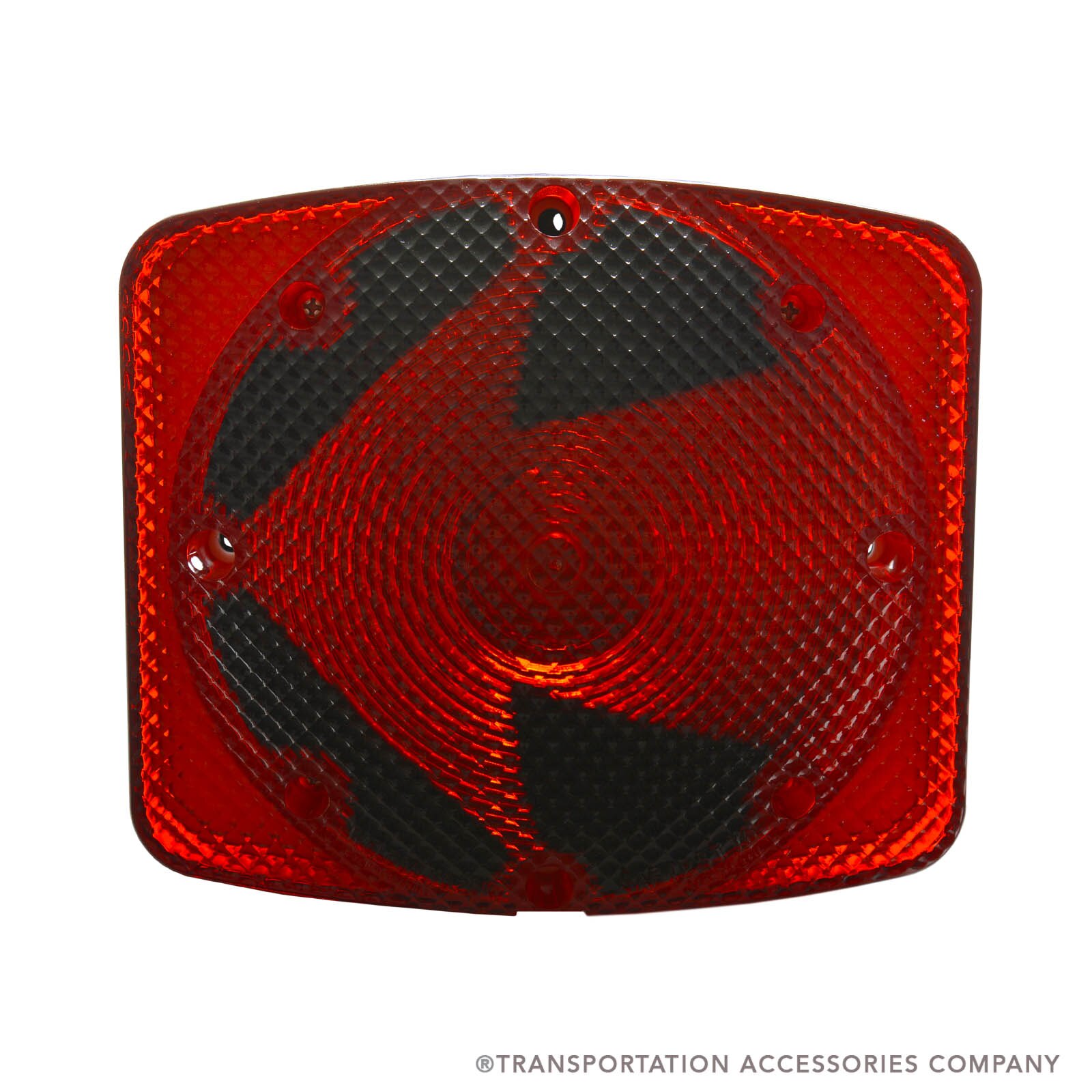 W2000RA Weldon Rectangular Red Turn Lamp W/Arrow
