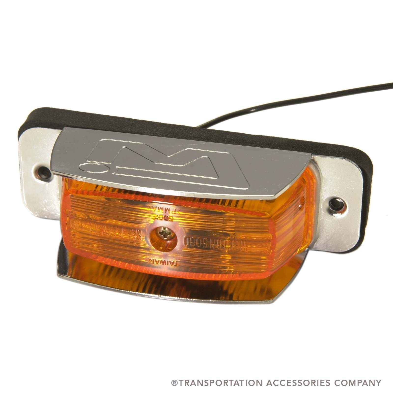 W5000SA Amber Marker Lamp with Shield