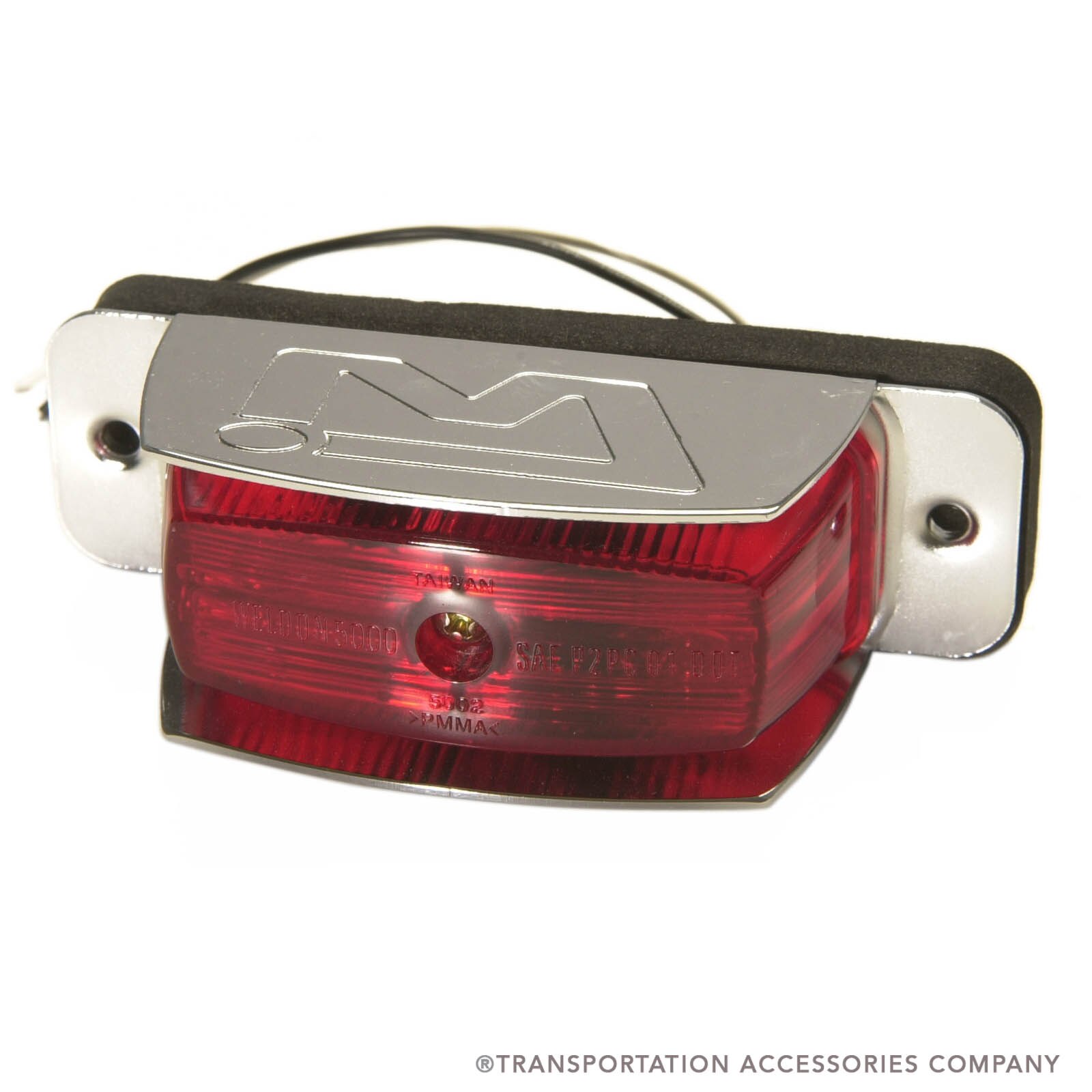 W5000SR-2 Red Marker Lamp with Shield