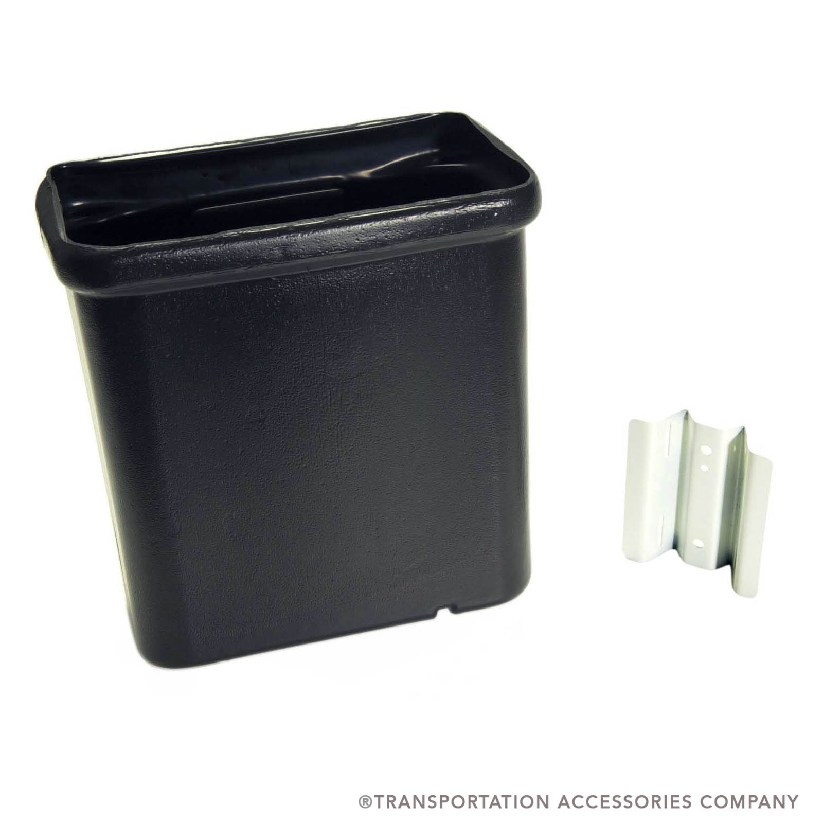 WC-500 Plastic Trash Can w/Metal Mount
