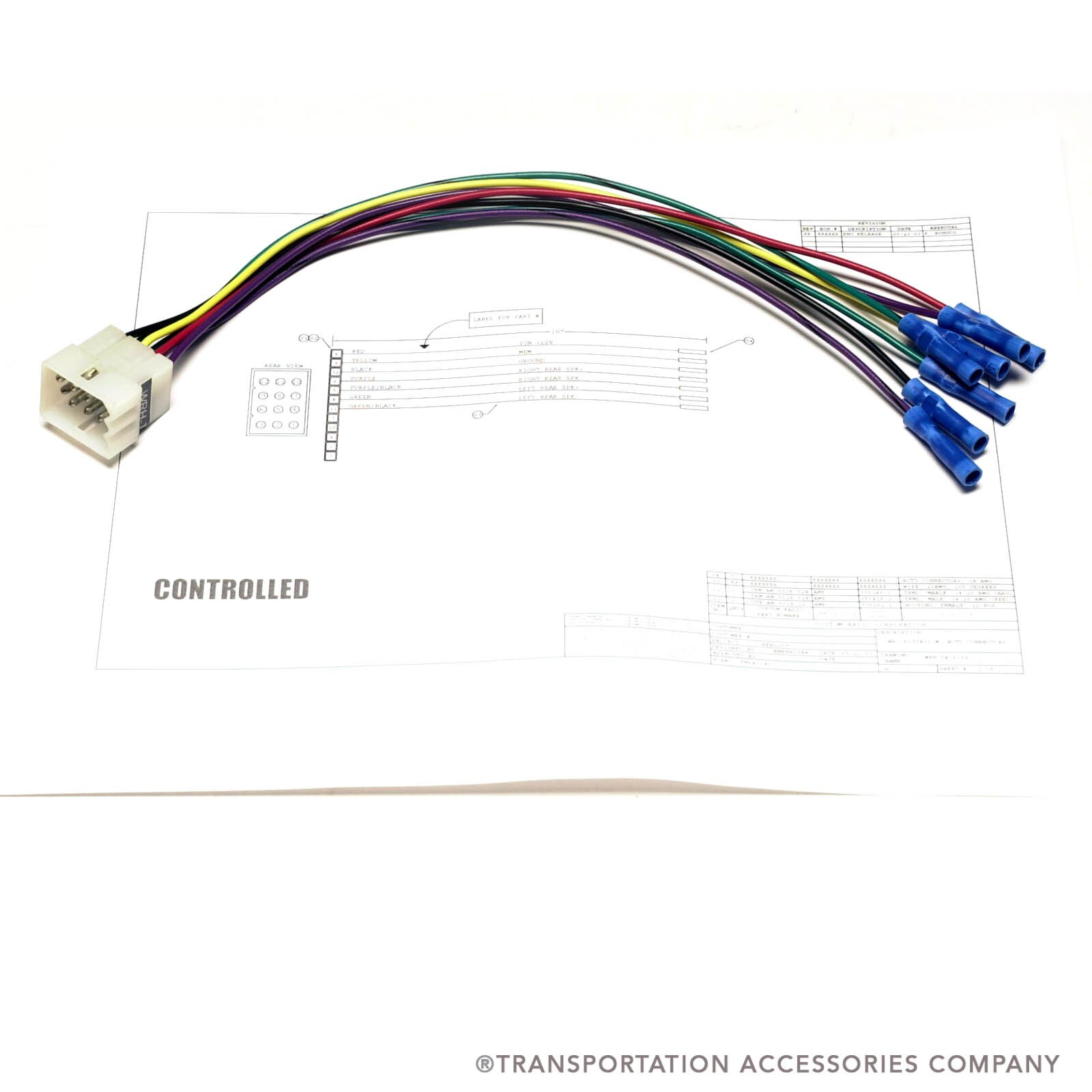 WRH-TB-0009 Retrofit Radio Harness for Thomas