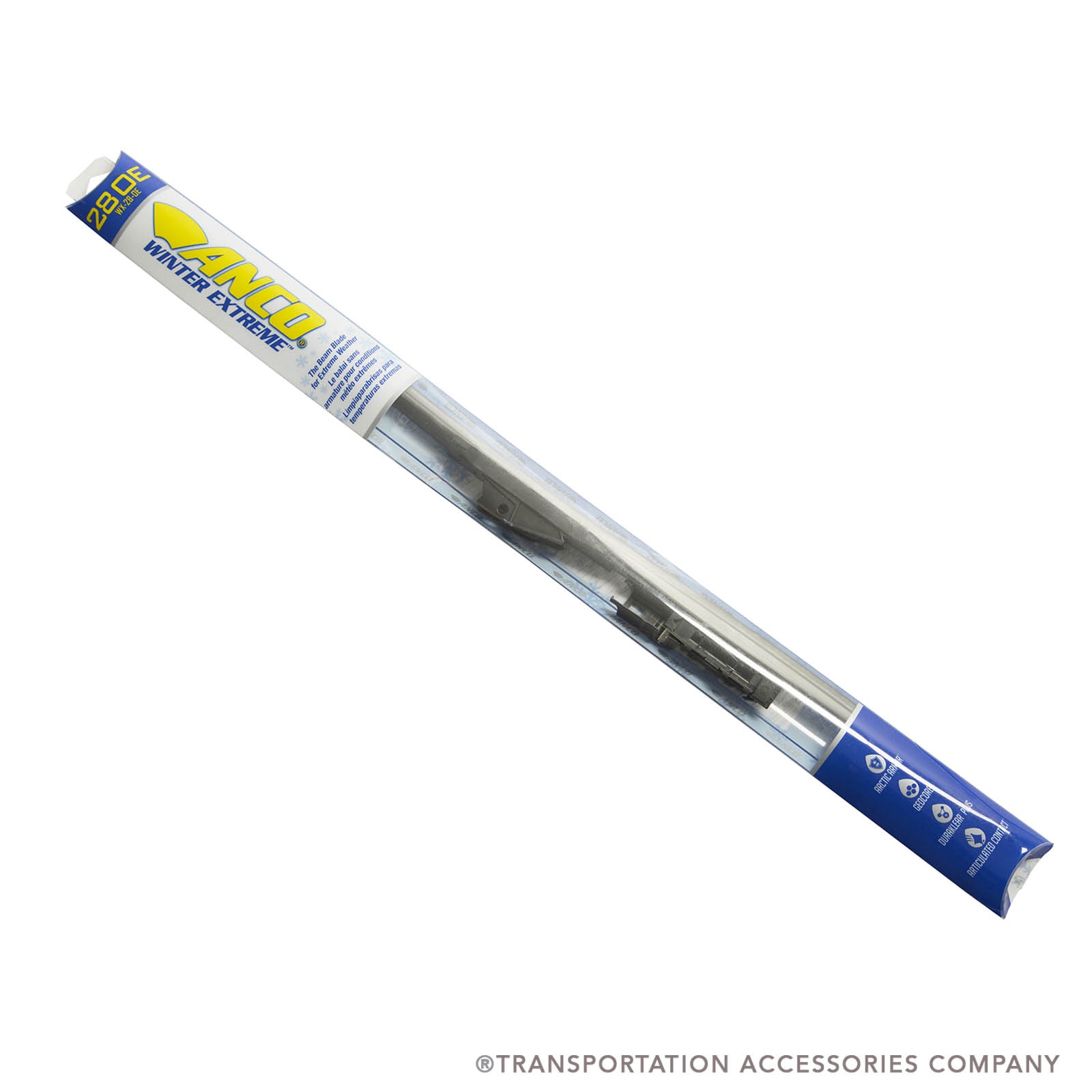 WX-28-OE Anco 28" Winter Extreme Beam Wiper Blade w/OEM Style Connector