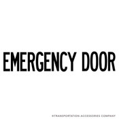 Emergency Door Decals